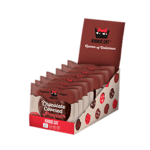 Кутия 12 бр. Шоколадови курабийки с фъстъчен тахан БЕЗ добавена захар, Kookie cat