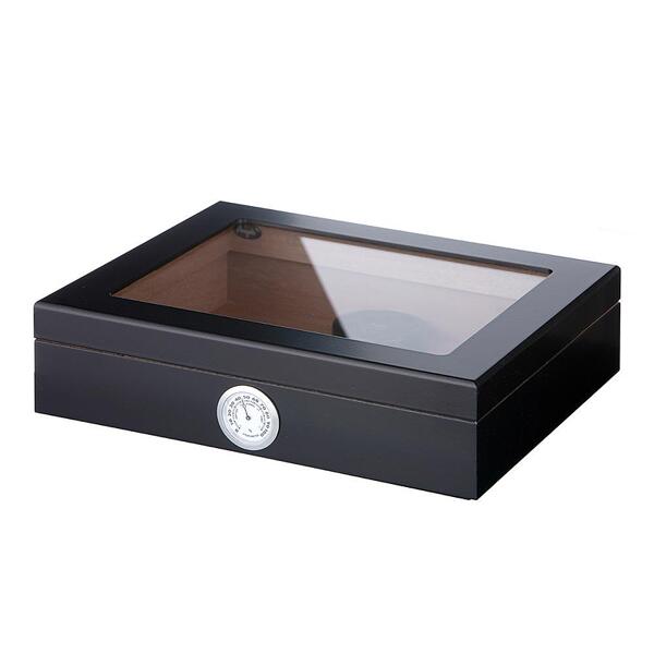 Хумидор (кутия за пури) Angelo черешово дърво, с прозорец-Copy