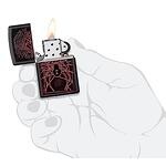 Запалка Zippo Screaming Monster Design, Black Ice Finish 49799-Copy