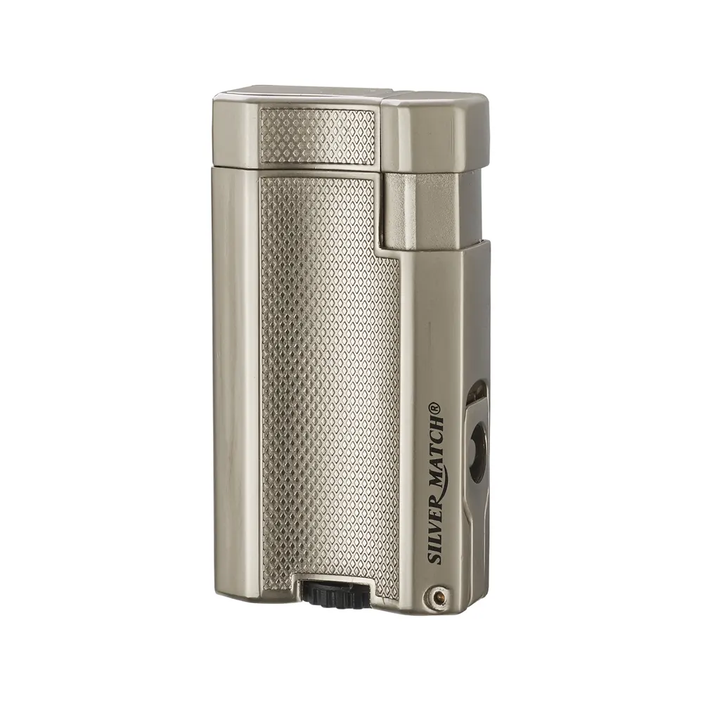 Запалка Silver Match - Beige, с пънч и поставка за пура
