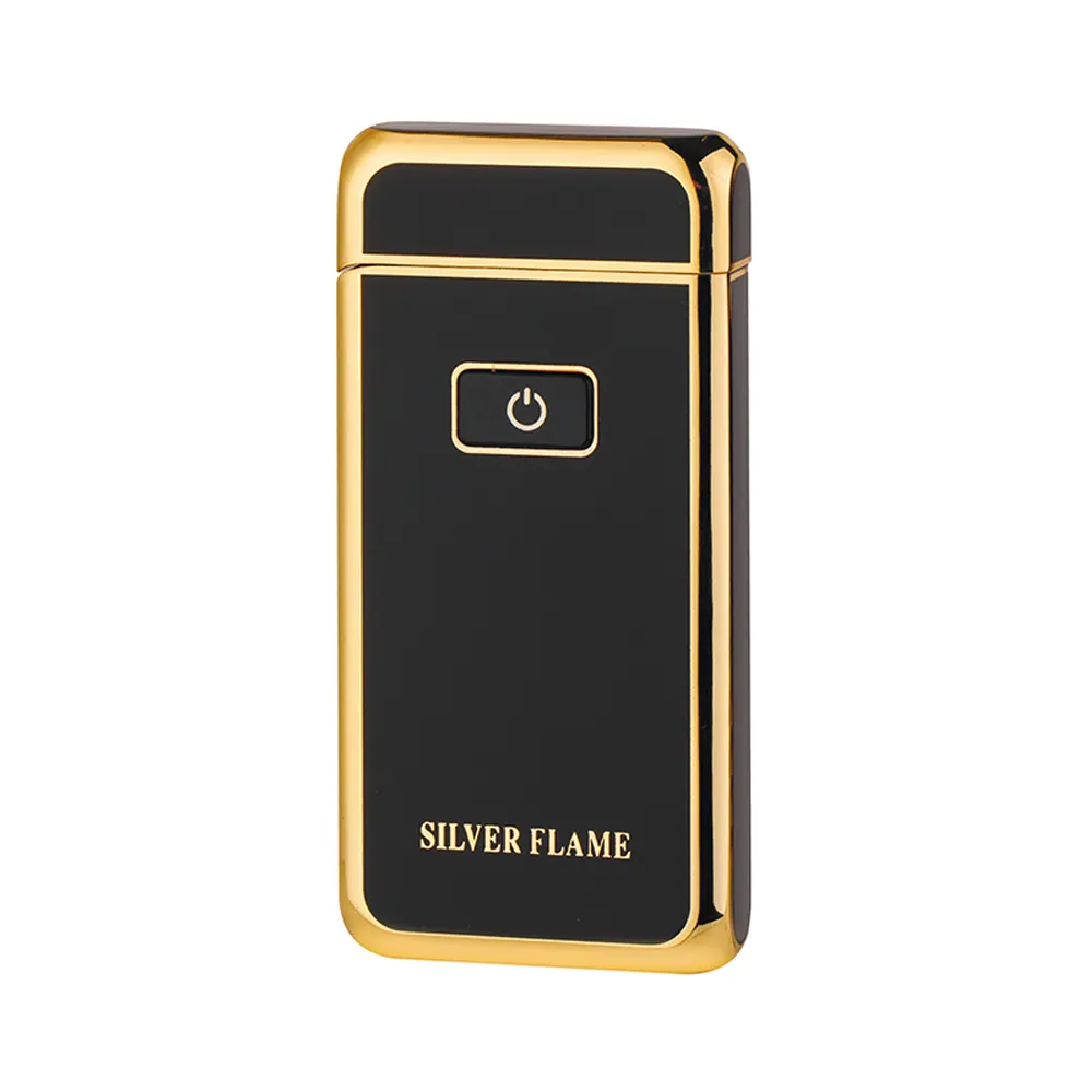 Плазмена Запалка Silver Flame - SF254, черна-златиста
