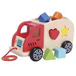 Детски дървен камион за сортиране New Classic Toys