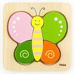 Детски дървен пъзел - Пеперуда