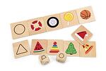 Детски дървен пъзел – Да научим геометричните форми