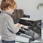 Детско дървено пиано с 25 клавиша - Черно