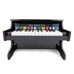 Детско дървено пиано с 25 клавиша - Черно