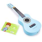 Детска дървена китара – Светло Синьа