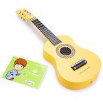Детска дървена китара – Жълта