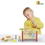 Детска ролева игра – Детска дървена работилница с инструменти