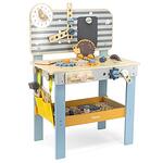 Детска ролева игра – Детска дървена работилница с инструменти Голяма Viga toys