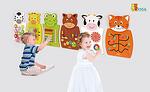 Детска дървена образователна игра за стена – Коте