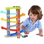 Детска дървена писта с 6 колички Тooky Toy