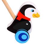 Детска играчка за бутане Пингвин Tooky toy