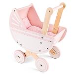 Детска количка за кукли в розово New Classic Toys