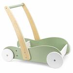 Детска количка за бутане и проходилка  в зелено Polar B