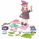 Детска ролева игра Моден дизайнер Облечи Момичето Viga toys