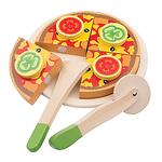 Детска дървена пица за рязане