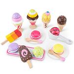 Дървен детски комплект - сладолед