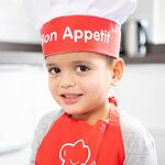 Детски готварски комплект в червено