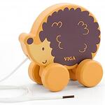 Детска дървен играчка за дърпане Polar B - Таралеж Viga toys