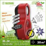 Isotronic M&M Уред с ултразвук против мишки плъхове мухи и комари за 30 кв.м