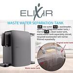 Reverse Osmosis Water Purification and Heating Dispenser and Mineral Enrichment ELIXIR (Black)