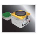 Контейнер за стерилизация с кръгло стъкло на капака (с перфориран капак и перфорирана кутия) - Модел 1/2