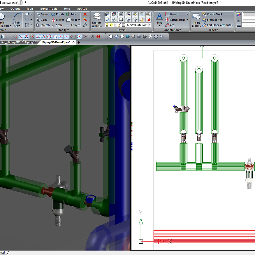 ALCAD 2D & 3D HVAC/Plant/AEC приставки