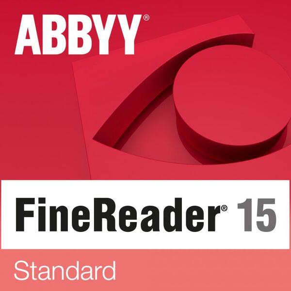 Abbyy FineReader PDF 15 - Standard - Single User Abbyy FineReader PDF 15 - Standard - Single User
