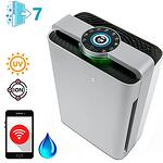Purificator aer cu umidificator Oberon 488 (până la 60m²), WI-FI, Lampa UV, Ionizator-Copy