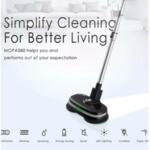 Mop cu acumulator Mamibot MOPA 580, Fara fir, Curatare si lustruire, 2 lavete rotative, Control pulverizare