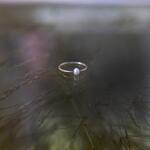 Сребърен пръстен със сладководна перла