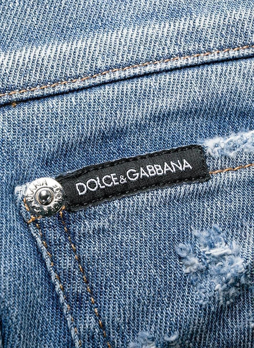 Деним с лого Dolce&Gabbana