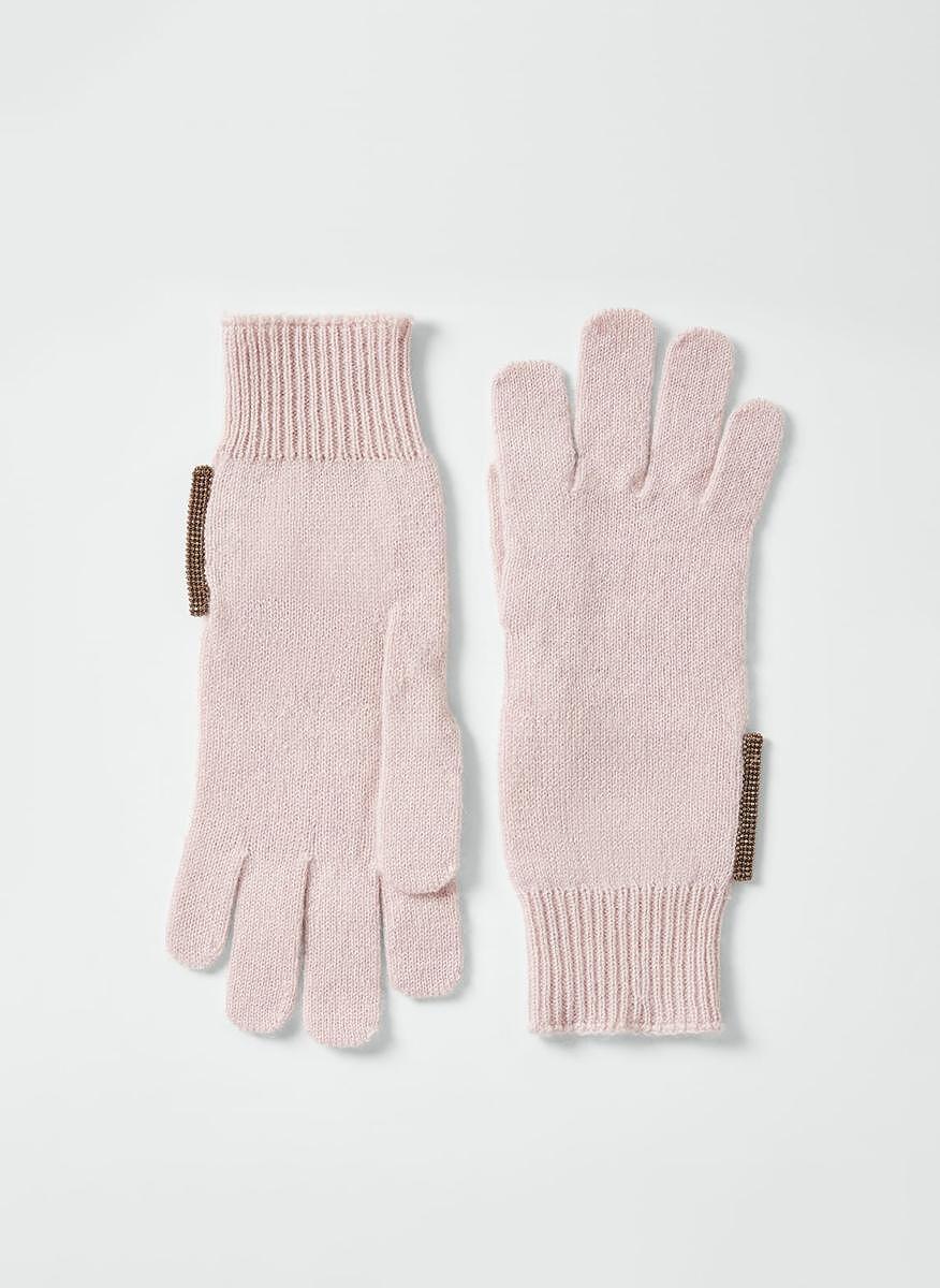 Ръкавици от 100% кашмир Brunello Cucinelli Kids