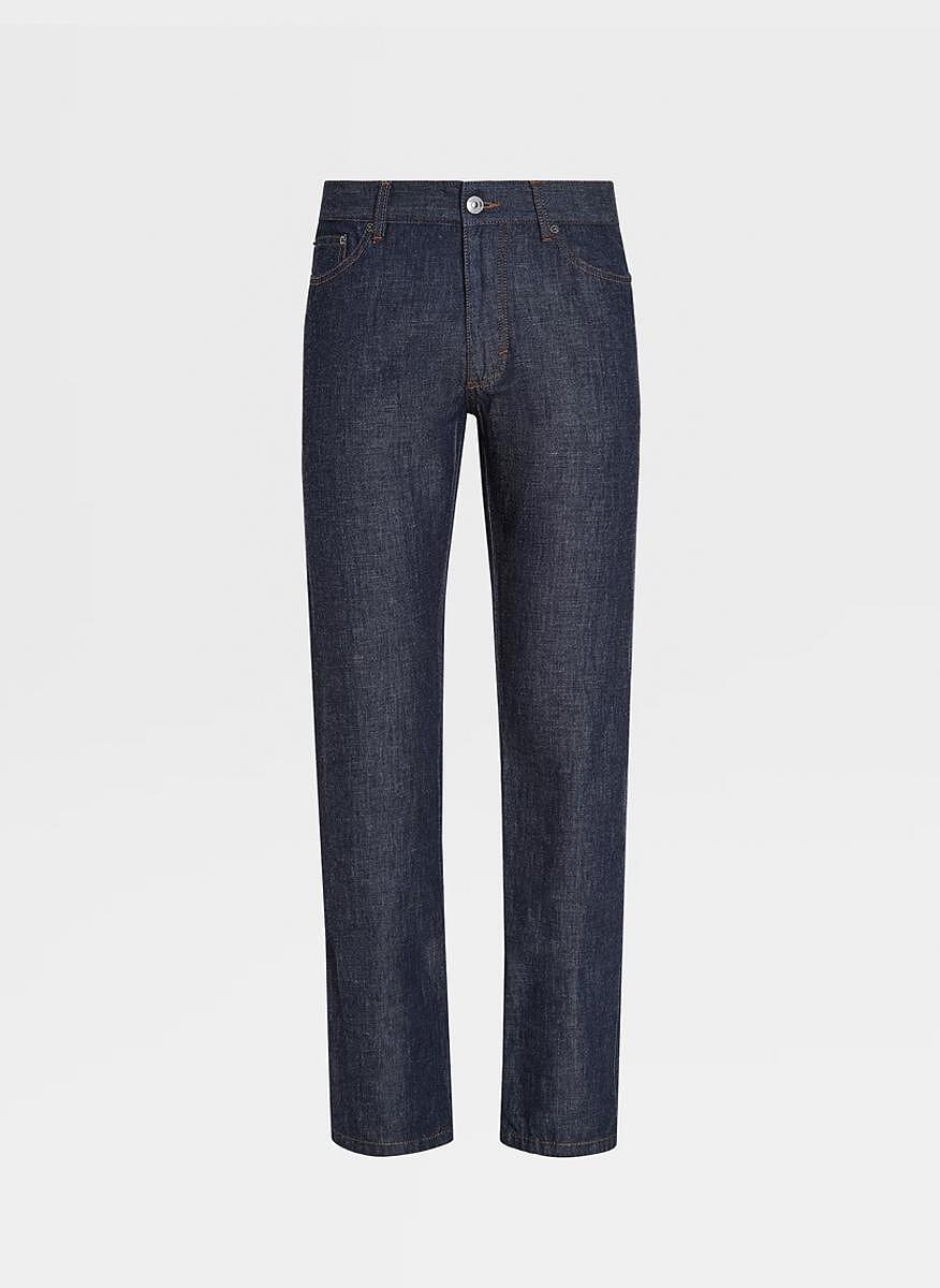 Деним с лен Zegna