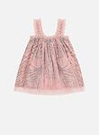 BABIES RUFFLE TENT DRESS WITH TULLE LAYER