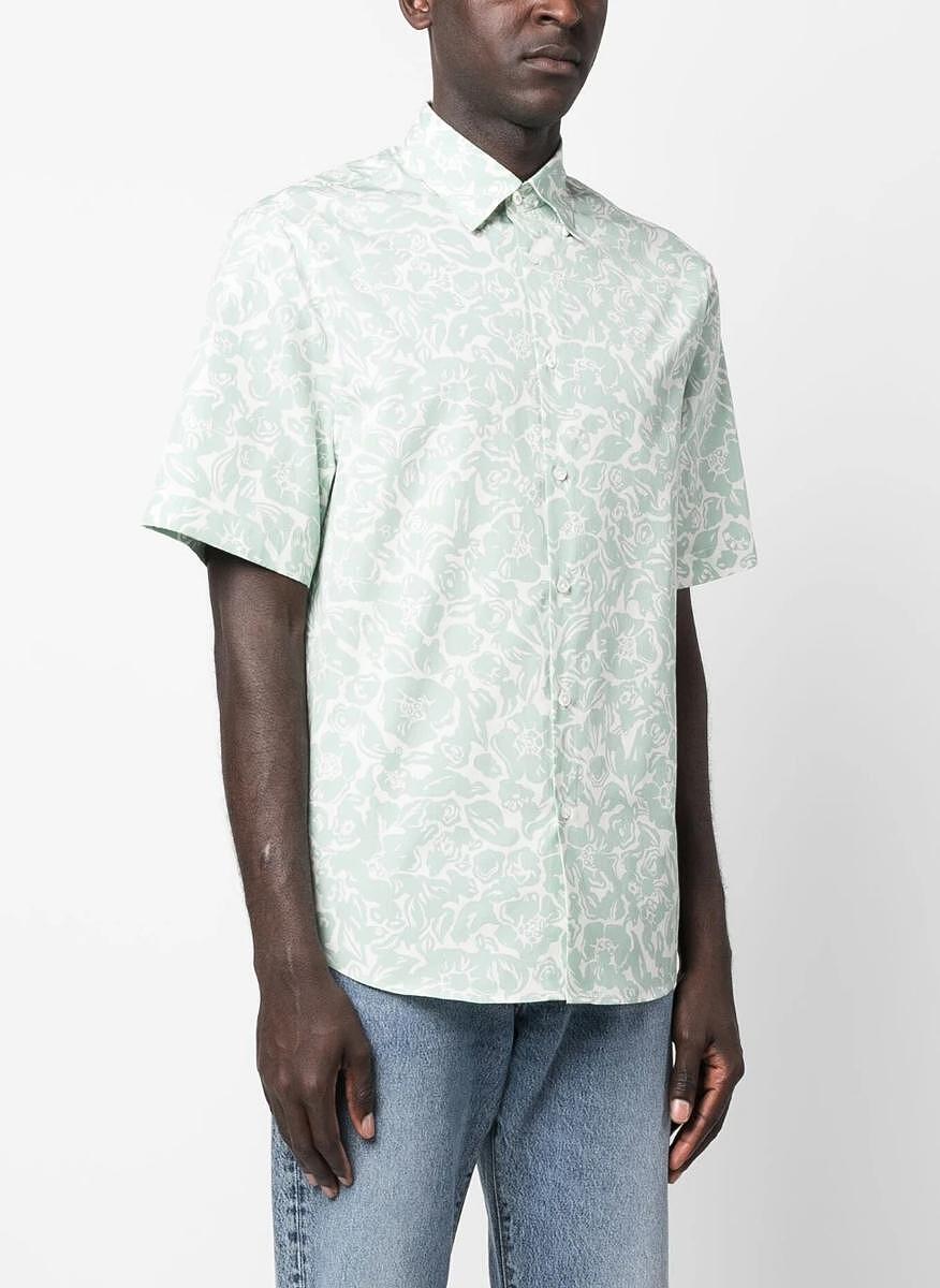 Риза с принт 'Abstract flower' Lanvin