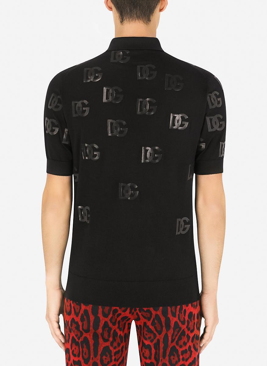 Полошърт с лого Dolce & Gabbana