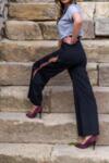 Women Wide Leg Trousers High Rise Classy Fashion Trendy Trousers Sexy High Quality Business Attire Premium Quality Feminine Chic Relaxed Fit
