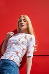 Women White Cotton T-shirt Boat Neckline 3D Butterfly Details Slim Fit Fashion Minimalist Elegant Chic Everyday Style Streetwear Urban