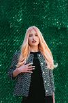 Women Fine Multi-Colour Tweed Jacket A-line 3/4 sleeve Classy Blazer Streetwear Fashion High Quality Premium Coat Autumn Business Attire