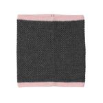Детски шал-яка 100% мерино в сиво и розово