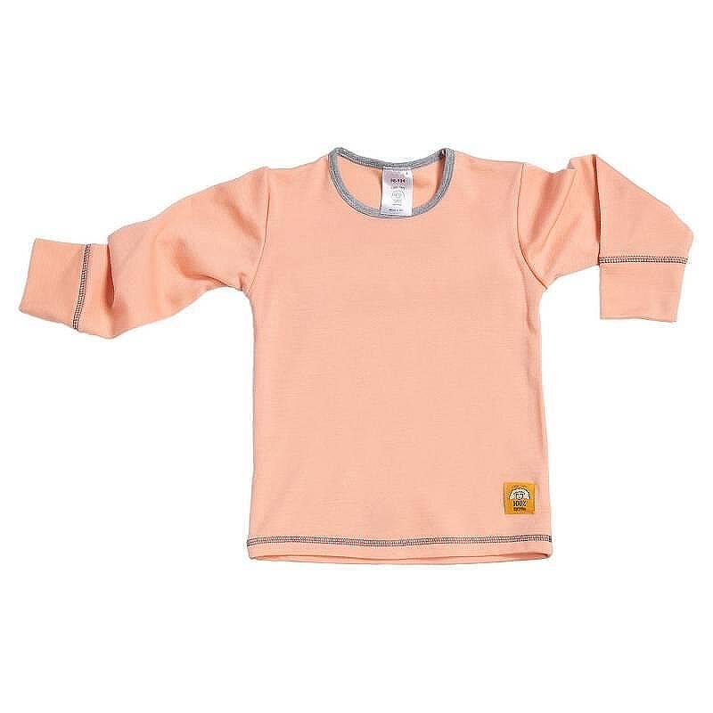 Детска блуза 100% мерино вълна розова