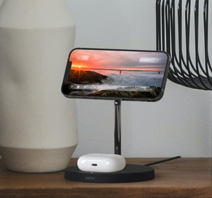 Charge iPhone and AirPods