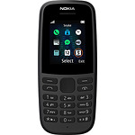 Мобилен телефон Nokia 105 DS, Черен