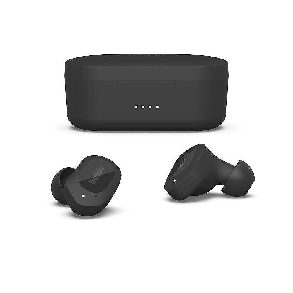Безжични слушалки Belkin Soundform Play True Wireless, Черни