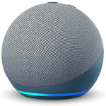 Портативна колонка Amazon Echo Dot 4, Синя