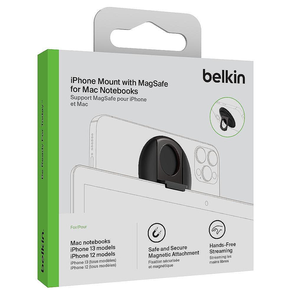 Стойка за Mac Notebooks Belkin,  iPhone Mount с MagSafe, черен