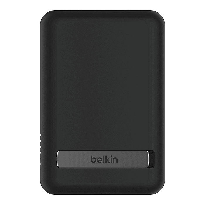 Безжична външна батерия със стойка Belkin BoostCharge 5K 7.5W, Черен