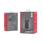 Genesis Light Weight Gaming Mouse Krypton 550 8000 DPI RGB Software Black